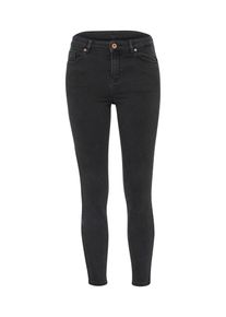 Review, Damen High Waist Jeans, Schwarz