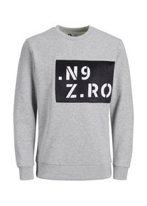 Jack & Jones JACK & JONES, Herren Grafik Sweatshirt, Graumeliert