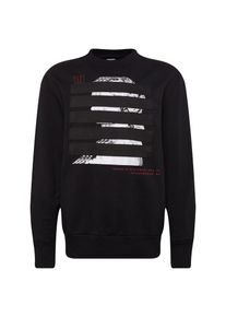 Diesel, Herren Sweatshirt 'S-BAY-YB SWEAT-SHIRT', Grau / Schwarz