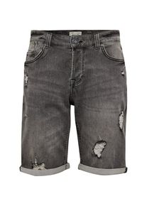 Only & Sons Only & Sons, Herren Shorts 'BULL SHORTS', Grey Denim