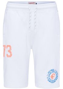 PETROL INDUSTRIES, Herren Shorts, Blau / Lachs / Wei&szlig;