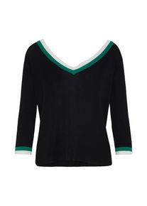 ARTLOVE Paris, Damen Pullover '32342', Gr&uuml;n / Schwarz / Wei&szlig;