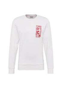 Only & Sons Only & Sons, Herren Sweatshirt 'JANNICK', Weinrot / Wei&szlig;