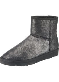 Esprit, Damen Snowboots 'Uma Low', Anthrazit / Silber