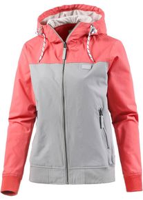 Iriedaily, Damen Freizeitjacke 'Veruschka', Grau / Koralle