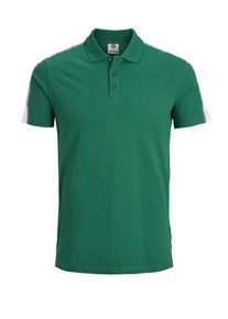 Jack & Jones JACK & JONES, Herren Poloshirt, Gr&uuml;n / Wei&szlig;