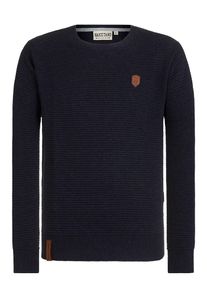 Naketano, Herren Pullover 'Zapzarap Zip Zap', Blau