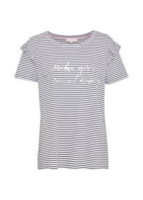 talkabout, Damen T-shirt, Nachtblau / Wei&szlig;