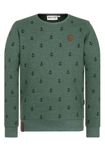 Naketano, Herren Sweatshirt, Gr&uuml;n / Schwarz