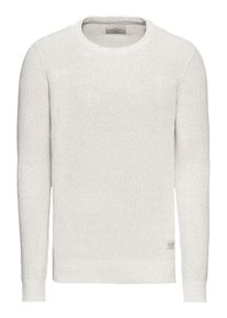 Jack & Jones JACK & JONES, Herren Pullover 'JORANDREAS KNIT CREW NECK', Naturwei&szlig;