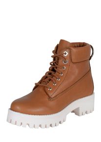 Steve Madden, Damen Schn&uuml;rstiefel 'Boss', Braun