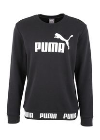 Puma, Herren Sweatshirt 'Amplified', Schwarz / Wei&szlig;