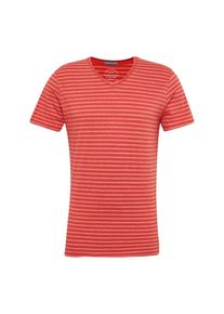 Jack & Jones JACK & JONES, Herren T-Shirt 'JORMEMO TEE SS V-NECK', Rot / Rostrot