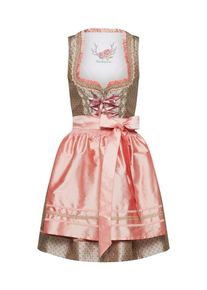 Stockerpoint, Damen Dirndl 'Mari', Taupe / Pfirsich