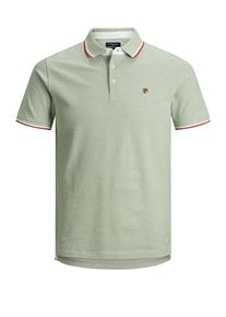 Jack & Jones JACK & JONES, Herren Poloshirt, Pastellgr&uuml;n / Rostrot / Wei&szlig;