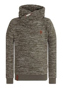 Naketano, Herren Sweatshirt 'Gern gesehener Gast', Oliv / Wei&szlig;