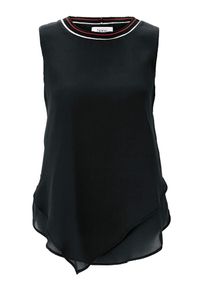 Heine, Damen Blusentop, Schwarz