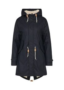 Derbe, Damen Regenmantel &lsquo;Travel Cozy Friese&lsquo;, Nachtblau