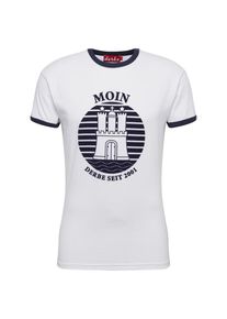 Derbe, Herren T-Shirt 'Hans', Wei&szlig;