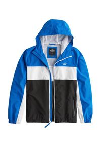Hollister, Herren Jacke 'MESH LINED', Blau / Schwarz / Wei&szlig;