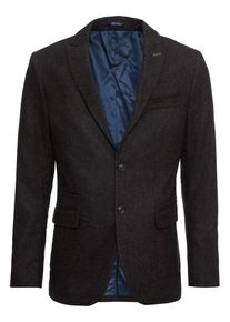 Pier One, Herren Blazer 'Casual Brushed Herringbone', Braun