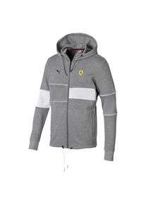 Puma, Herren Sweatjacke, Graumeliert / Wei&szlig;