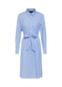 Object, Damen Kleid 'Pencii', Blue Denim / Wei&szlig;