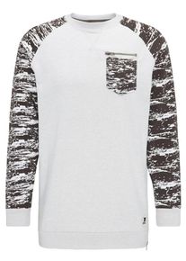TUFFSKULL, Herren Pullover, Schwarz / Wei&szlig;