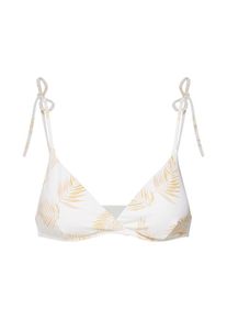 Billabong, Damen Bikinitop 'dos palmas tali', Gelb / Wei&szlig;