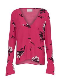 Vila, Damen Bluse 'JOSHLIN', Anthrazit / Eosin