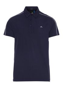J. Lindeberg J.Lindeberg, Herren Poloshirt 'Club T Reg', Navy / Wei&szlig;