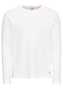Armor lux, Herren Pullover 'T-Shirt ML H&eacute;ritage', Wei&szlig;