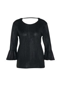 Sisters Point, Damen Langarmshirt 'GORDY', Schwarz