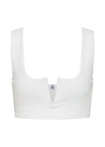 Missguided, Damen Top 'NOTCH NECK BRALET', Wei&szlig;