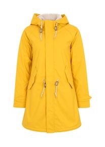 Derbe, Damen Regenmantel &lsquo;Travel Cozy Friese&lsquo;, Gelb