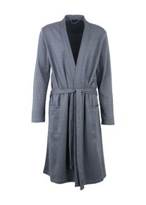Schiesser, Herren Bademantel, Taubenblau