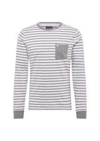 Abercrombie & Fitch Abercrombie & Fitch, Herren Shirt, Grau / Wei&szlig;