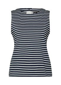 Banana Republic, Damen Top, Navy / Wei&szlig;