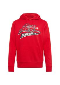 Jack & Jones JACK & JONES, Herren Sweatshirt, Dunkelblau / Rot / Wei&szlig;