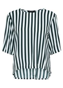 Selected Femme, Damen T-Shirt, Petrol / Wei&szlig;