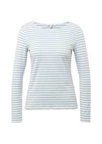 Tom Tailor Denim, Damen Shirt, Hellblau / Wei&szlig;