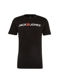 Jack & Jones JACK & JONES, Herren T-Shirt 'JJECORP LOGO TEE SS CREW NECK', Schwarz