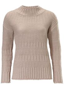 Heine, Damen Grobstrickpullover, Ros&eacute;