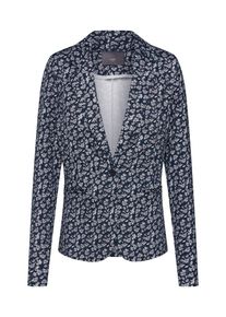 Ichi, Damen Blazer 'KATE PRINT', Navy / Rosa / Burgunder