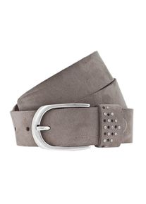 Tom Tailor, Damen G&uuml;rtel, Taupe / Silber