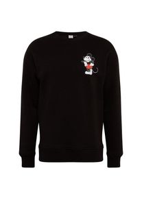 Jack & Jones JACK & JONES, Herren - Sweatshirts & Sweatjacken 'JORMICKEY SWEAT CREW NECK', Schwarz / Wei&szlig;