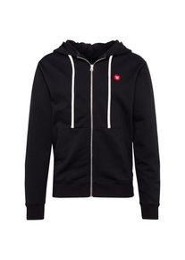 Wood Wood, Herren Sweatjacke 'Dan', Schwarz