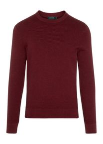 J. Lindeberg J.Lindeberg, Herren 'Chester Mini Structure' Sweatshirt, Blutrot