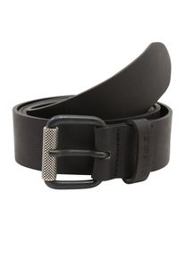 Diesel, Herren Lederg&uuml;rtel 'B-PLATE', Schwarz
