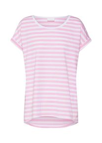 Vila, Damen T-Shirt 'Dreamers', Pink / Wei&szlig;
